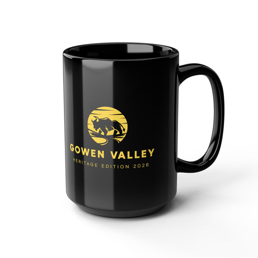 Gowen Valley Black 15oz Mug — Heritage Edition 2026