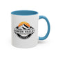Gowen Valley Coffee Accent Mug (11/15oz) — Mountain Logo Coffee Cup
