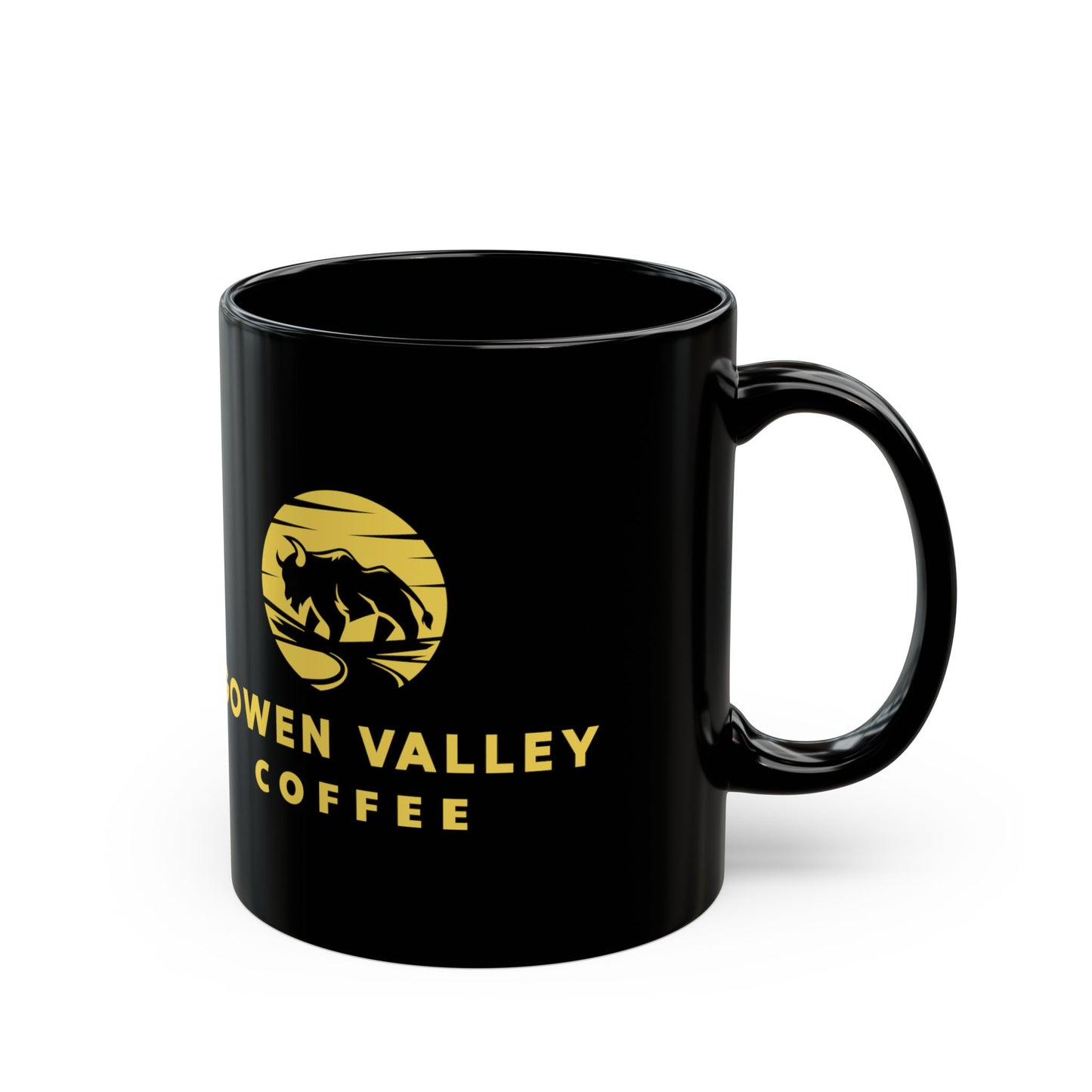 Copy of Gowen Valley Coffee logo Black Mug | Ceramic Coffee Mug 11oz