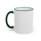Accent Rim & Handle Mug (11oz, 15oz)