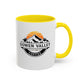 Gowen Valley Coffee Accent Mug (11/15oz) — Mountain Logo Coffee Cup
