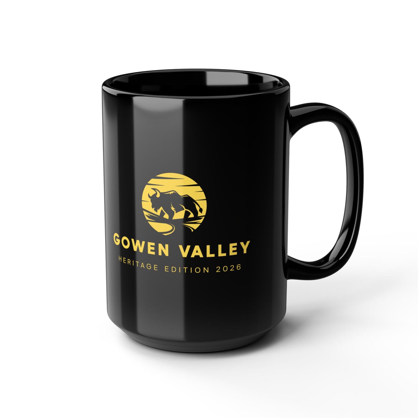 Gowen Valley Black 15oz Mug — Heritage Edition 2026