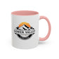Gowen Valley Coffee Accent Mug (11/15oz) — Mountain Logo Coffee Cup