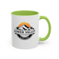 Gowen Valley Coffee Accent Mug (11/15oz) — Mountain Logo Coffee Cup